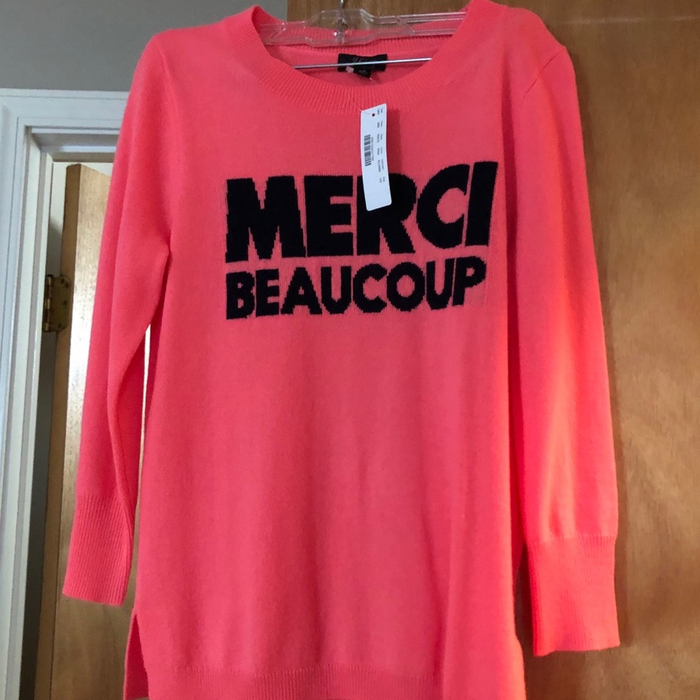 Brand new 3/4 length sleeve jcrew sweater